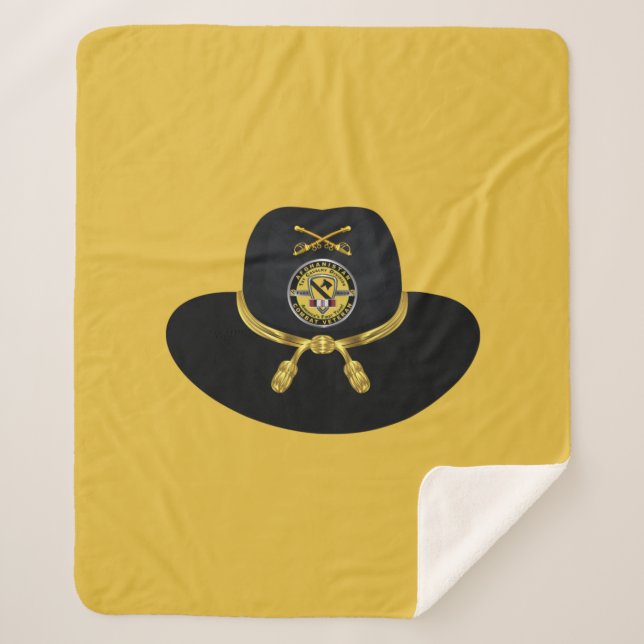 Cobertor Sherpa Divisão de Cavalaria de 1rua no Afeganistão Vetera (Frente)