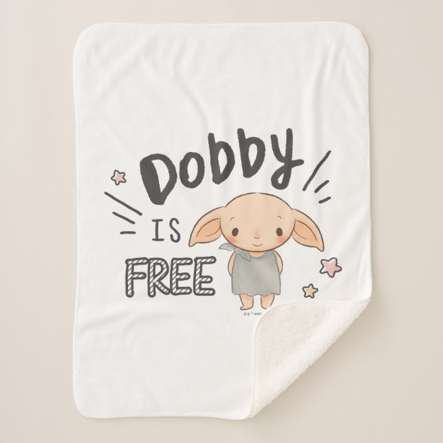 Cobertor Sherpa Dobby Is Free (Frente)