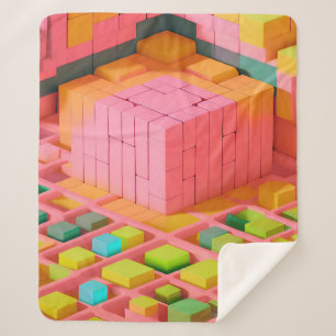 Cobertor Sherpa Doce de cor clara