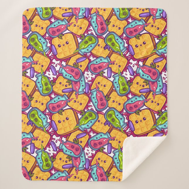 Cobertor Sherpa Doce Tratamentos Sherpa Blanket (Frente)