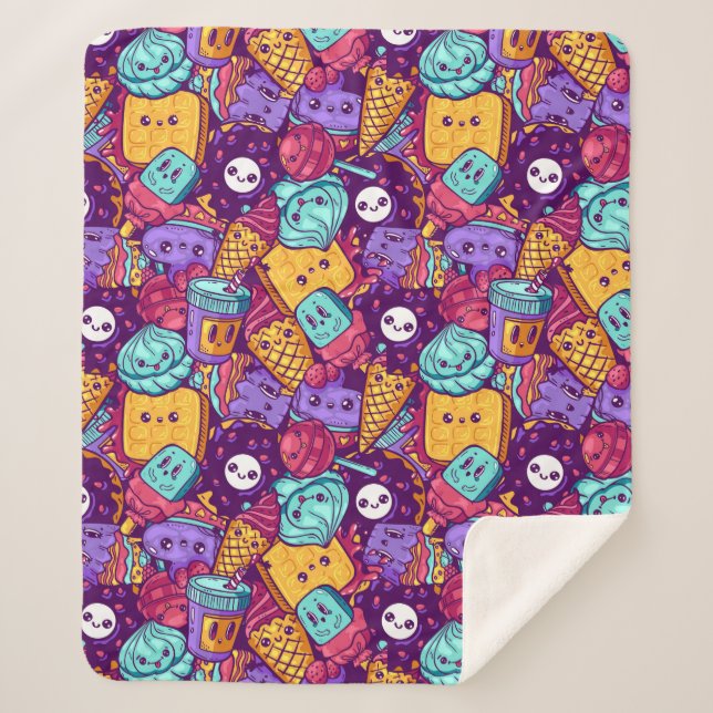 Cobertor Sherpa Doce Tratamentos Sherpa Blanket (Frente)