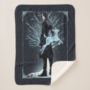 Cobertor Sherpa Doe Patronus do Anime Severus Snape