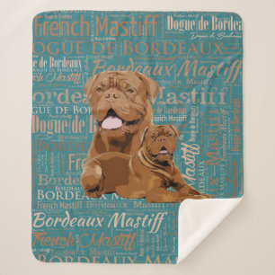 Cobertor Sherpa Dogue de Bordéus - Mastiff francês