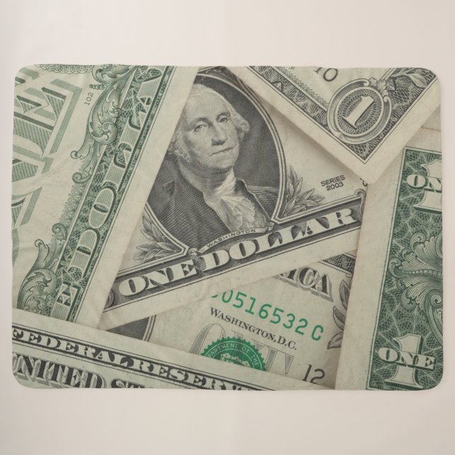 COBERTOR SHERPA DÓLAR (Frente (Horizontal))