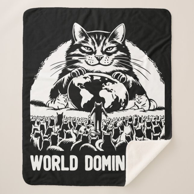 Cobertor Sherpa Domínio Mundial 1 (Frente)