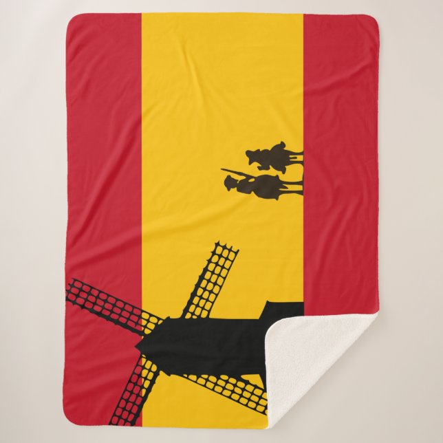 Cobertor Sherpa Don Quijote / Don Quixote (Frente)