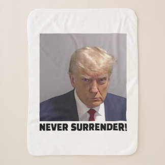 Cobertor Sherpa Donald J Trump Mug Shot - Nunca Renda Longa Venda
