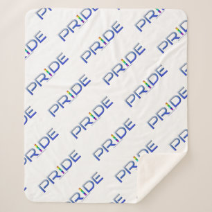 Cobertor Sherpa Dons de orgulho gay do Orgulho Colorido do Slipper