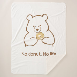 Cobertor Sherpa Donuts, Ursos e Eu