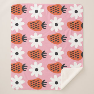 Cobertor Sherpa Dourado neon, luzes abstrato coloridas.