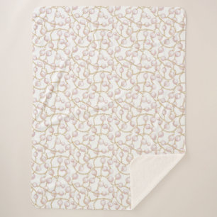 Cobertor Sherpa Dourado Pearis de Glam Rosa