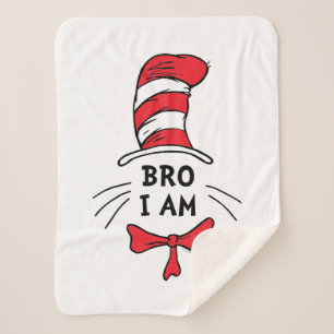 Cobertor Sherpa Dr. Seuss Gato no Chapéu - Irmão