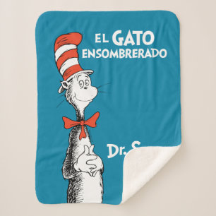 Cobertor Sherpa Dr. Seuss O Gato Ensombrerado