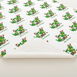 Cobertor Sherpa Dragões - Feliz Natal! - hoje eu vou cozinhar