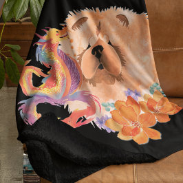 Cobertor Sherpa DRAGON-TALEZ Ano de ESCOLHA do Dragão