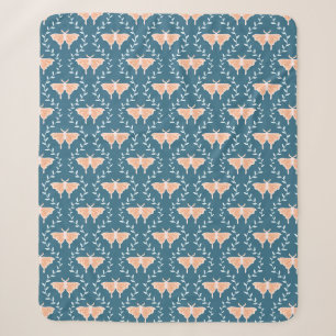Cobertor Sherpa Dreamts Moths & Vines - Whimsical Moths