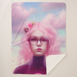 Cobertor Sherpa Dreamy Rosa