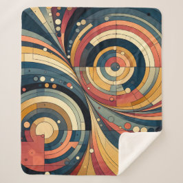 Cobertor Sherpa Dualidade - Bauhaus - Sherpa Throw Blanket