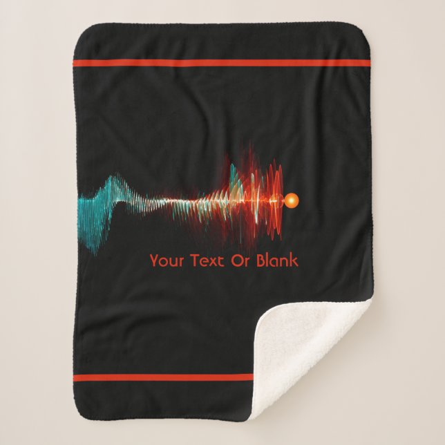 Cobertor Sherpa Dualidade de Onda de Partículas (Frente)