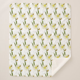 Cobertor Sherpa Duas abelhas pequenas e bonitas