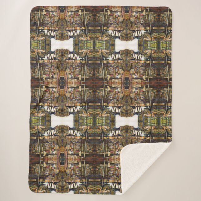 Cobertor Sherpa Dusting the Piano (Frente)