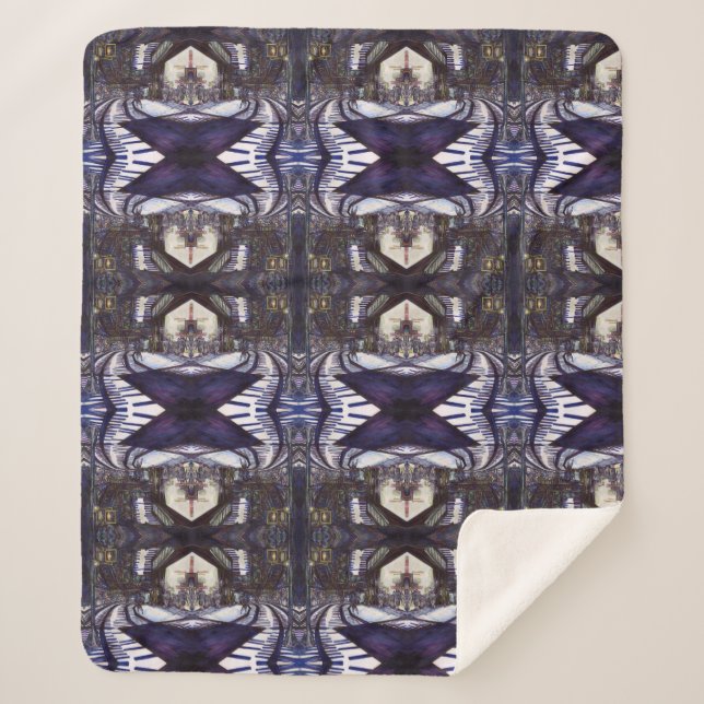 Cobertor Sherpa Dusting the Piano (Frente)