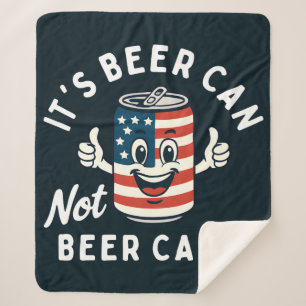 Cobertor Sherpa É Cerveja não pode Cerveja não é um Bebendo engraç
