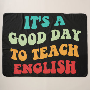 Cobertor Sherpa É Um Bom Dia Para Ensinar Inglês I