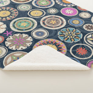 Cobertor Sherpa echo do pango mandala