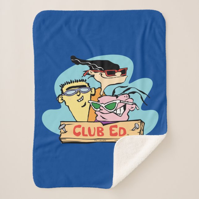 Cobertor Sherpa Ed, Edd, n Eddy - Club Ed (Frente)