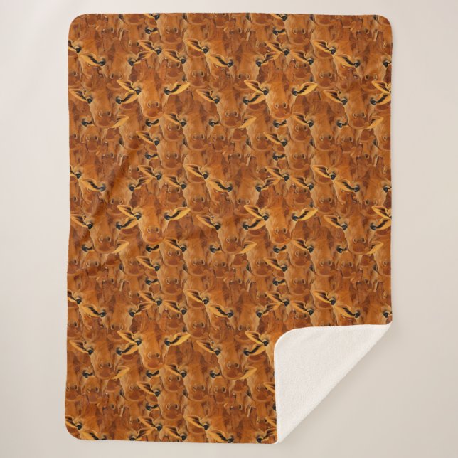 Cobertor Sherpa Efetivo de Girafas (Frente)