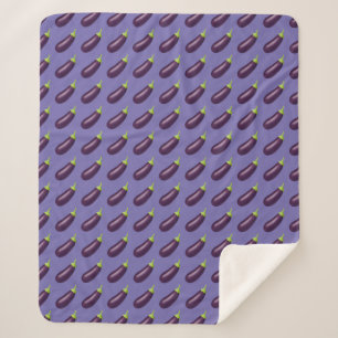 Cobertor Sherpa EggPlant Emoji