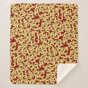 Cobertor Sherpa Elbow Pasta Sherpa Blanket