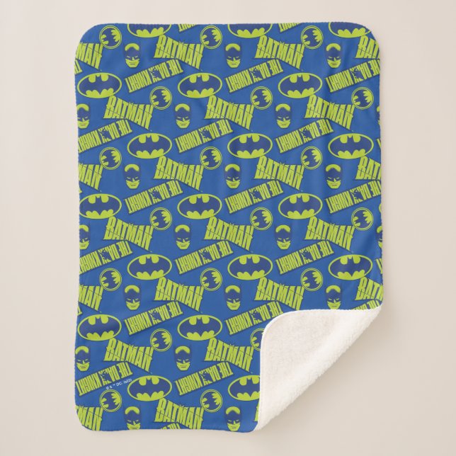 Cobertor Sherpa Electric Up Batman - The Dark Knight Pattern (Frente)
