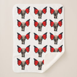 Cobertor Sherpa Elefantes Voadores Sherpa Blanket