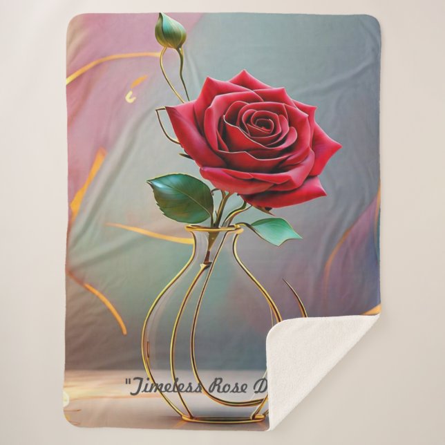 Cobertor Sherpa "Elegance Unadorned" (Frente)