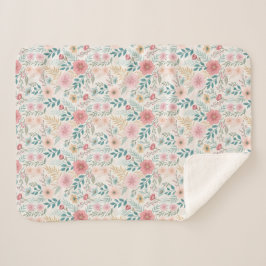 Cobertor Sherpa Elegant Floral Seamless Pattern – Sophisticated 