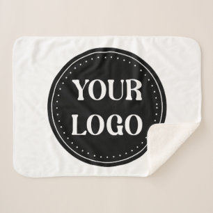 Cobertor Sherpa elegante, moderno, refinado e editável.