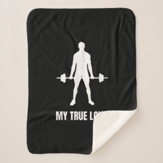 Cobertor Sherpa Elevador de Peso do Mens - Barbell Treinando Outfi