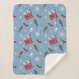 Cobertor Sherpa Elf "Filho de um Quebra-Nozes" Padrão de inverno