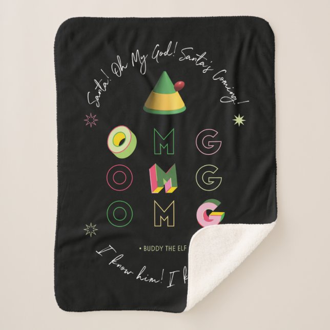 Cobertor Sherpa Elf o Filme | PAPAIS NOEIS OMG (Frente)