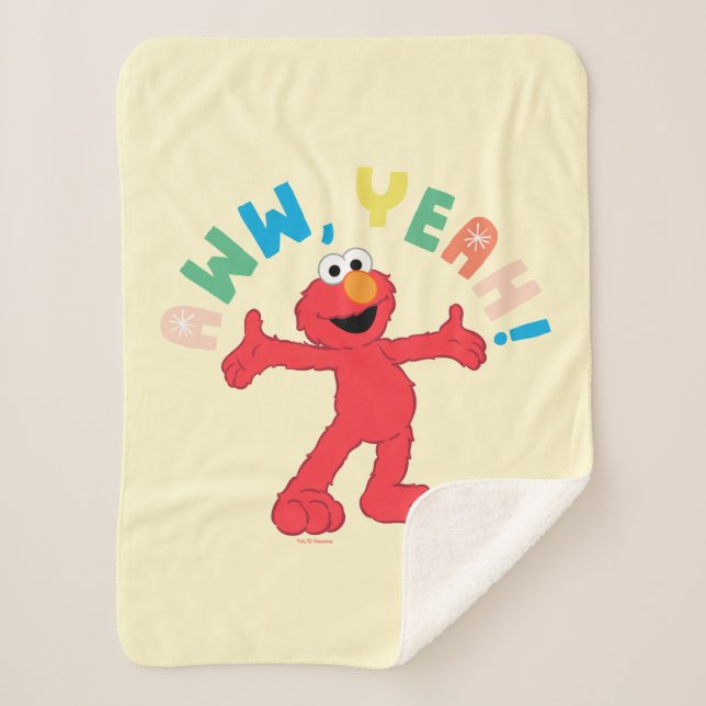 Cobertor Sherpa Elmo | Sim! (Frente)