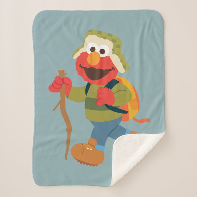 Cobertor Sherpa Elmo Woodland Hike (Frente)