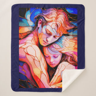 Cobertor Sherpa Embraço Guardião Eetético - Vidro Fantasia Contido