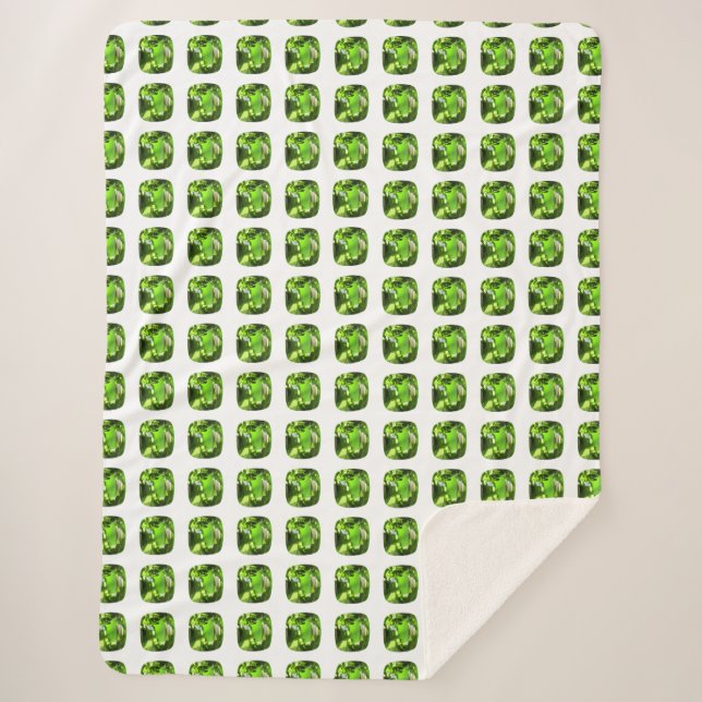 Cobertor Sherpa Emerald Green (Frente)