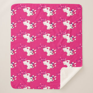 Cobertor Sherpa Enfermeiro de Unicórnio Bonito