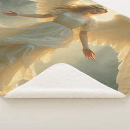 Cobertor Sherpa Engel des Lichts
