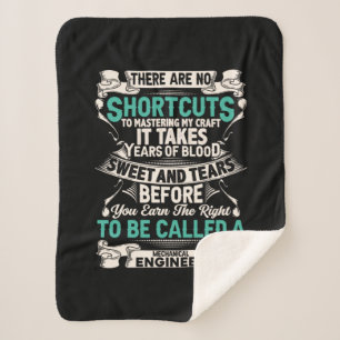 Cobertor Sherpa Engenheiro mecânico do engenheiro