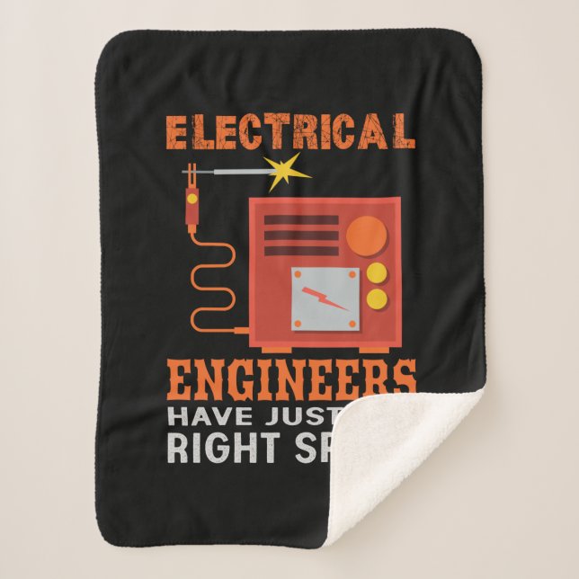 Cobertor Sherpa Engineer Electrical Engineers Have Just The Right (Frente)
