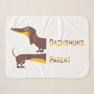 Cobertor Sherpa Engraçado e fofo dachshund para os pais de cães lo